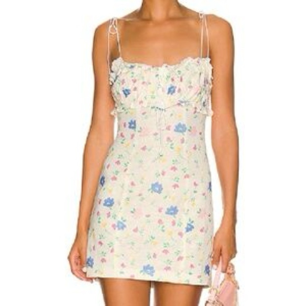 NWT For Love & Lemons Robin Mini Dress - Picture 2 of 4